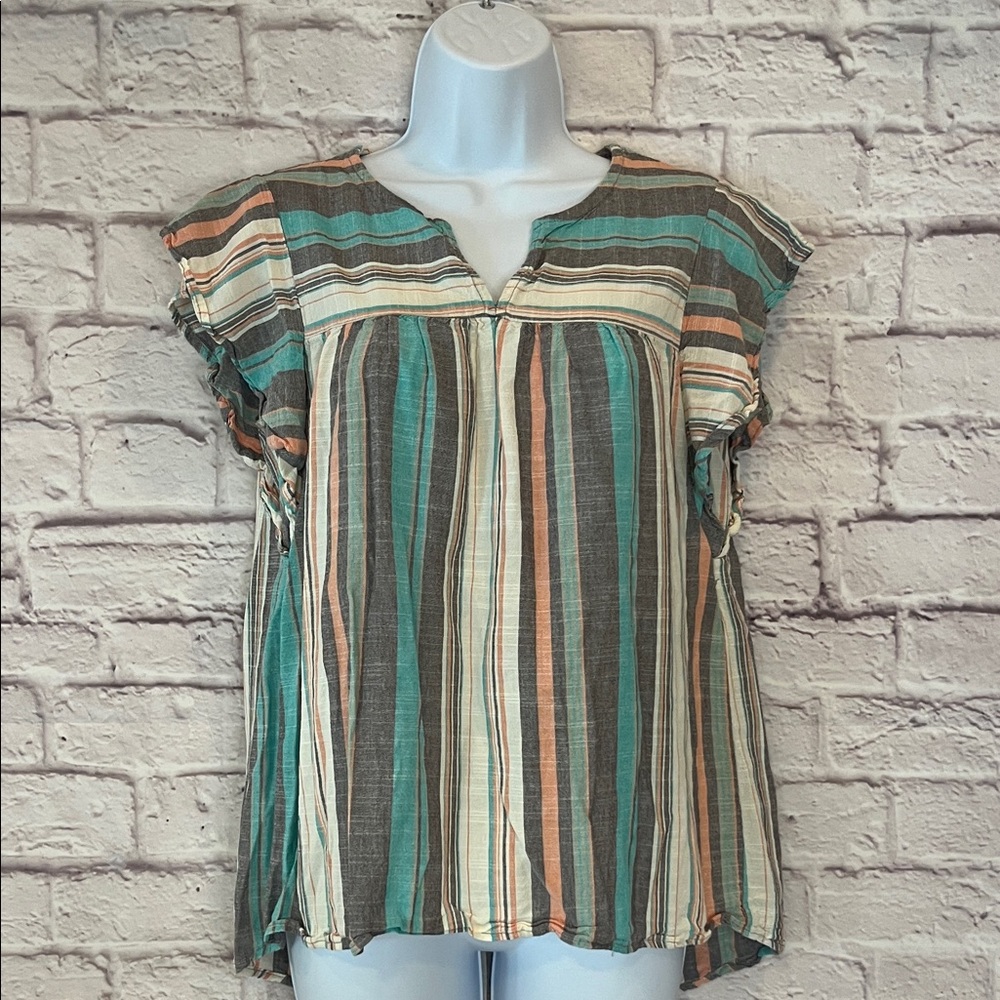 Knox Rose Multicolor Striped Blouse